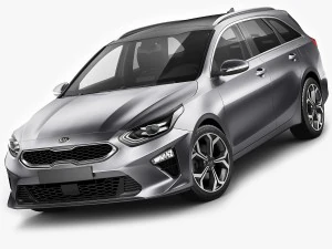 kia ceed sw 2019 3D Modell