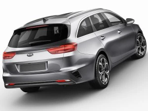 kia ceed sw 2019 3D Model