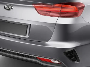 kia ceed sw 2019 3D Model