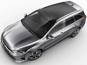 kia ceed sw 2019 3D Model
