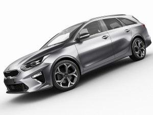 kia ceed sw 2019 Modelo 3D