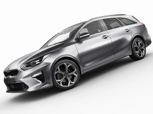 kia ceed sw 2019 3D Model