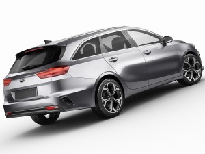 kia ceed sw 2019 Modelo 3D