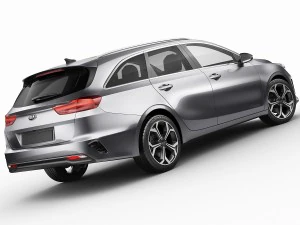 kia ceed sw 2019 3D Model