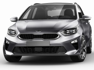 kia ceed sw 2019 Modelo 3D
