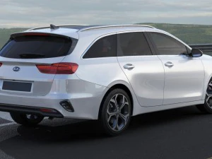 kia ceed sw 2019 3D Model