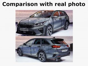 kia ceed sw 2019 3D Model
