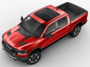 ram 1500 rebel 2019 3D Model