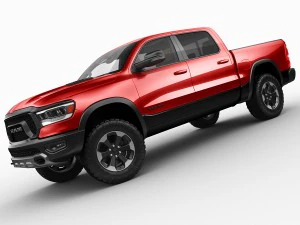 ram 1500 rebel 2019 3D Model
