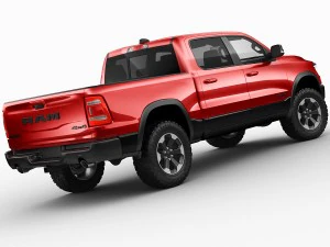 ram 1500 rebel 2019 3D Model
