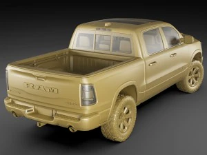 ram 1500 rebel 2019 3D Model