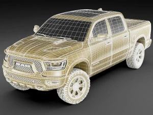 ram 1500 rebel 2019 3D Model