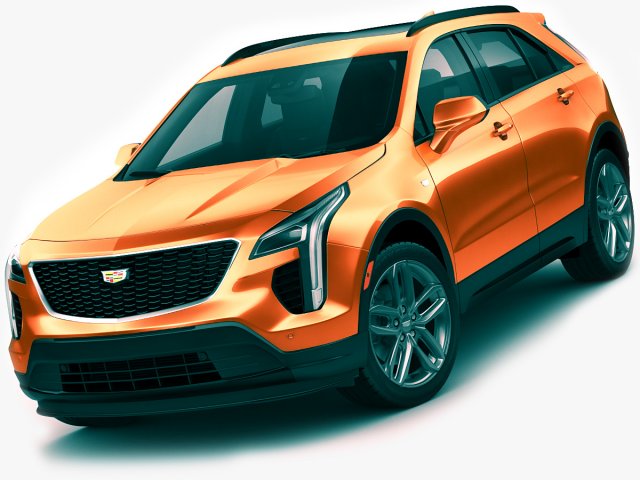 cadillac xt4 2019 3D 모델 .c4d .max .obj .3ds .fbx .stl .blend 