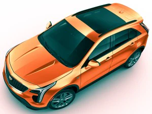 cadillac xt4 2019 3D Model