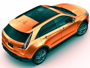cadillac xt4 2019 3D Model