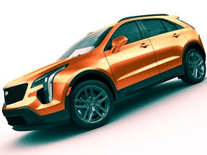 cadillac xt4 2019 3D Model