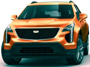 cadillac xt4 2019 3D Model