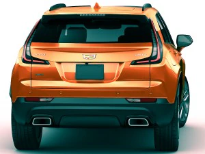 cadillac xt4 2019 3D Model