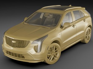 cadillac xt4 2019 3D 모델