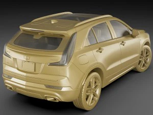 cadillac xt4 2019 3D Model
