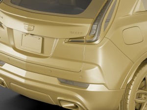 cadillac xt4 2019 3D 모델