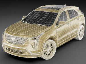 cadillac xt4 2019 3D Model