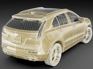 cadillac xt4 2019 3D Model