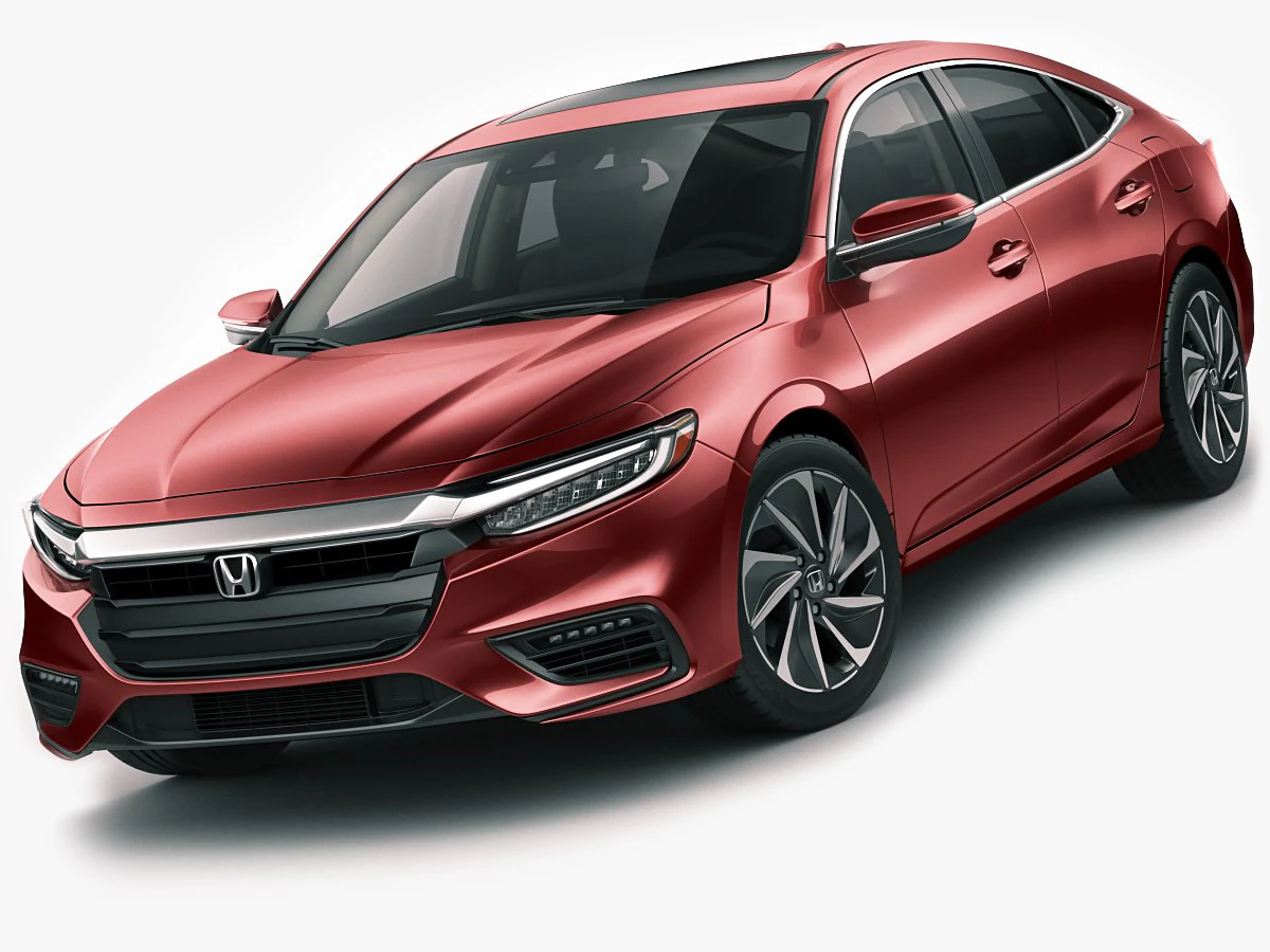 honda insight 2019 3D Model .c4d .max .obj .3ds .fbx .stl .blend 