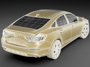 honda insight 2019 3D 모델