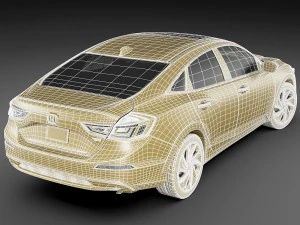 honda insight 2019 3D Model