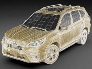 subaru forester 2019 3D Модель