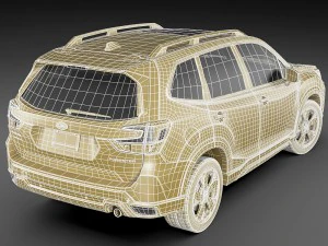 subaru forester 2019 3D Model