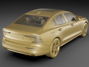 volvo s60 2019 3D 모델