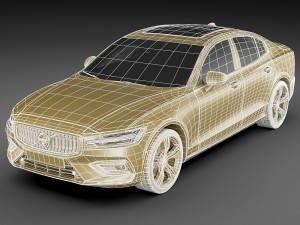 volvo s60 2019 3D 모델