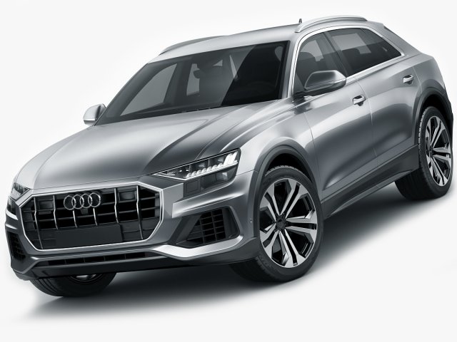 audi q8 2019 Modello 3D .c4d .max .obj .3ds .fbx .stl .blend 