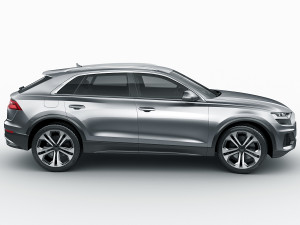 audi q8 2019 Modello 3D