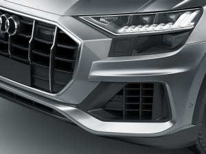 audi q8 2019 Modello 3D