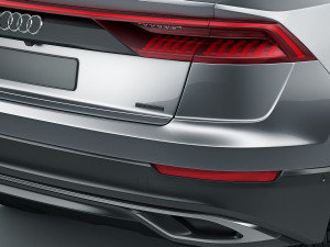 audi q8 2019 Modello 3D