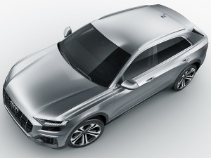 audi q8 2019 Modello 3D