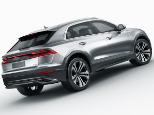 audi q8 2019 Modello 3D