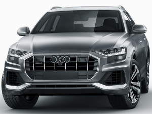 audi q8 2019 Modello 3D