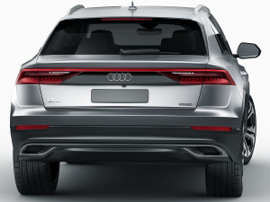 audi q8 2019 Modello 3D