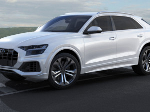 audi q8 2019 Modello 3D
