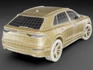 audi q8 2019 Modello 3D