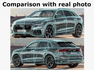 audi q8 2019 Modello 3D