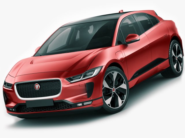 jaguar i-pace 2019 3D Model .c4d .max .obj .3ds .fbx .stl .blend