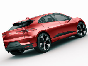 jaguar i-pace 2019 3D Модель
