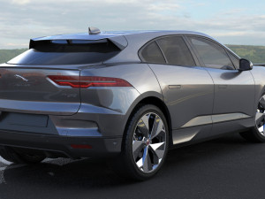 jaguar i-pace 2019 3D Модель