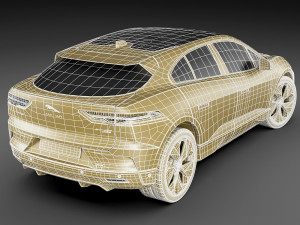 jaguar i-pace 2019 3D Модель
