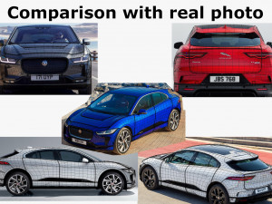 jaguar i-pace 2019 3D Модель